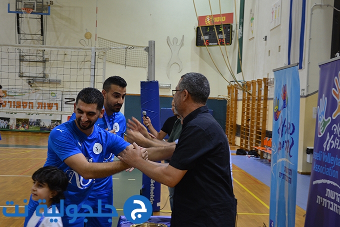 فريق مكابي جلجولية يفوز بنهائي دوري كرة الطائرة القطري